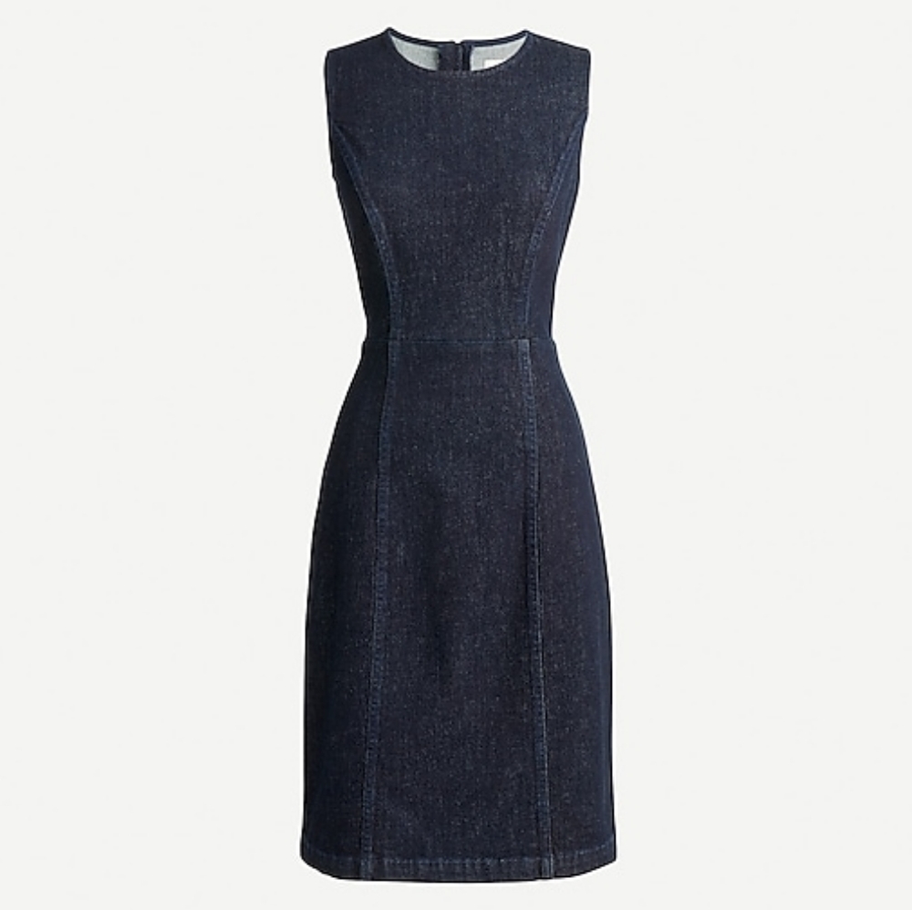 J. Crew Denim Sheath Dress size 6